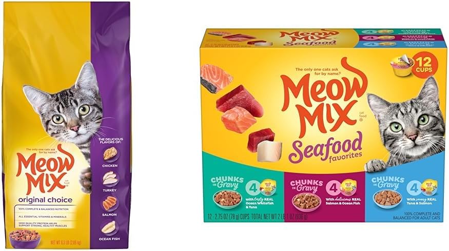 Meow Mix Original Choice Dry Cat Food, 30 Pounds Bag