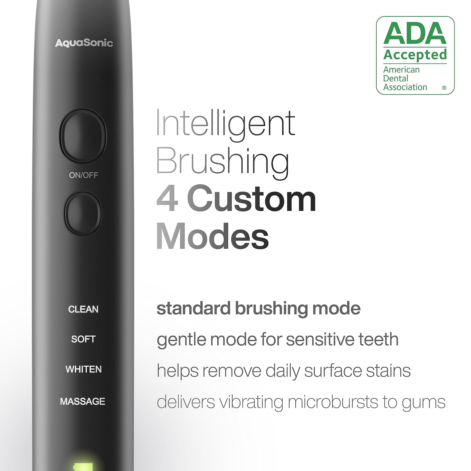 AquaSonic Black Series Ultra Whitening Electric Toothbrush for sale online | global hub