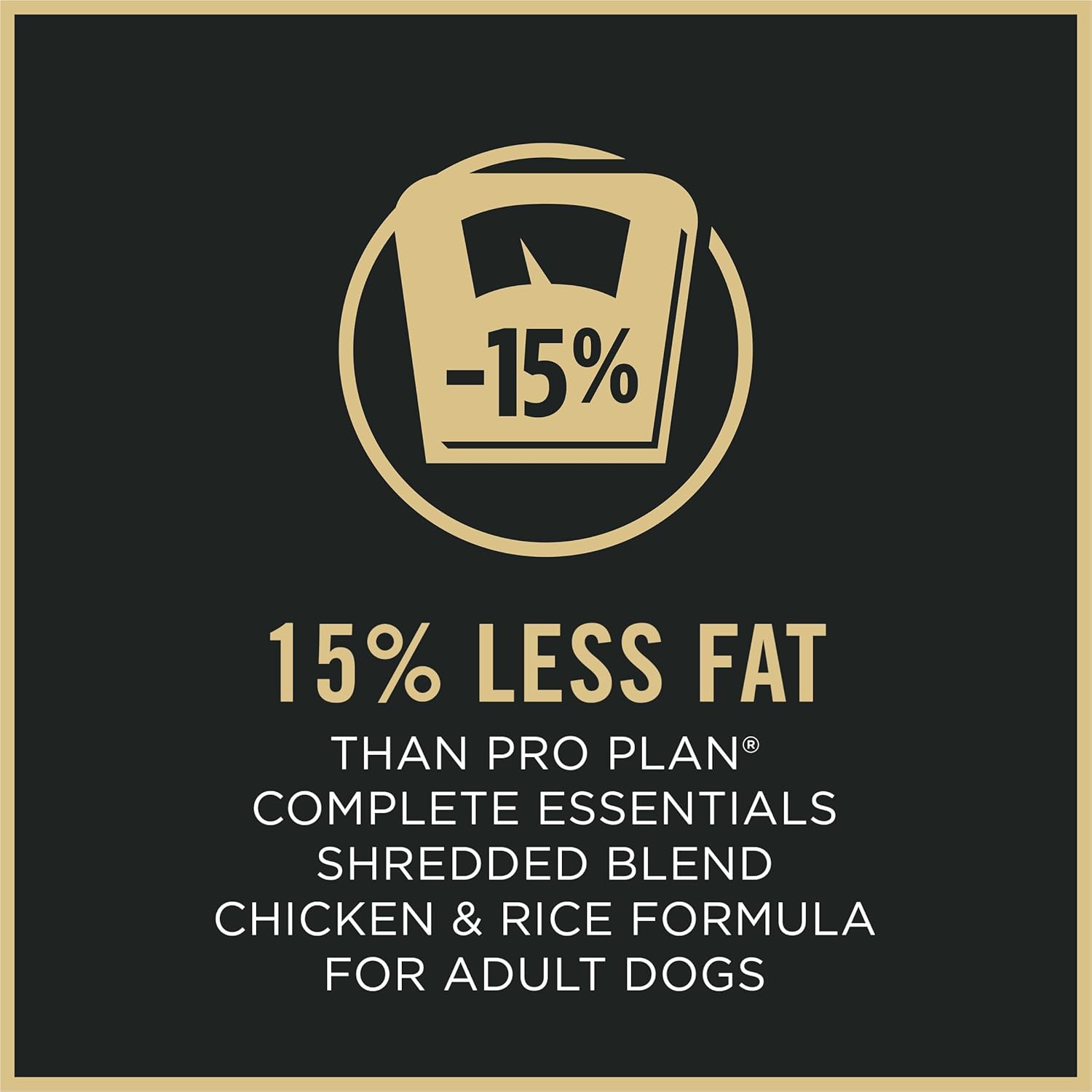 Purina Pro Plan Dog Food, Weight Mgmt, Shredded Chicken & Rice, 34 lb Bag