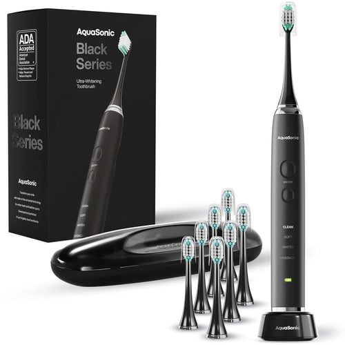 AquaSonic Black Series Ultra Whitening Electric Toothbrush for sale online | global hub