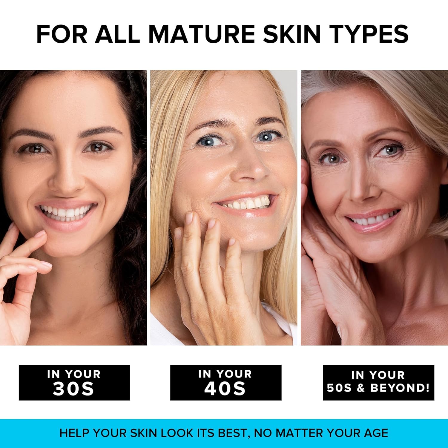 Collagen, Retinol & Hyaluronic Acid Cream - Anti-Aging Face Moisturizer for Face